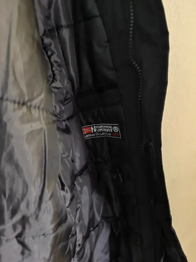 Abrigo Geographical Norway Talla L Negro