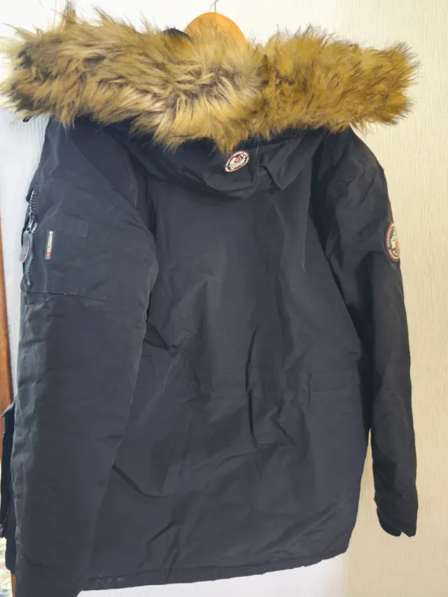 Abrigo Geographical Norway Talla L Negro