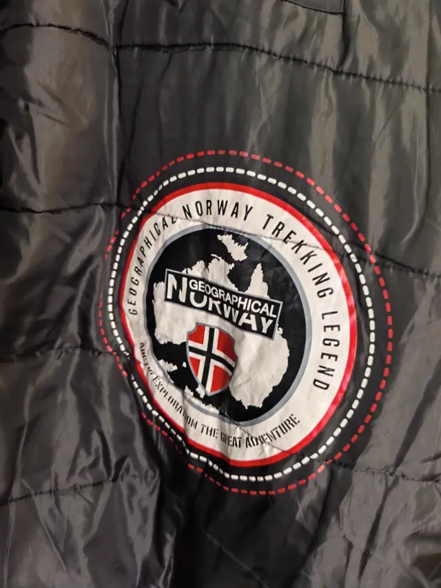 Abrigo Geographical Norway Talla L Negro