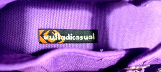 Merceditas lona VulladiCasual moradas talla 37