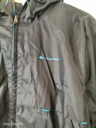 Chubasquero impermeable Quechua azul marino