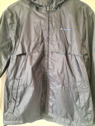 Chubasquero impermeable Quechua azul marino