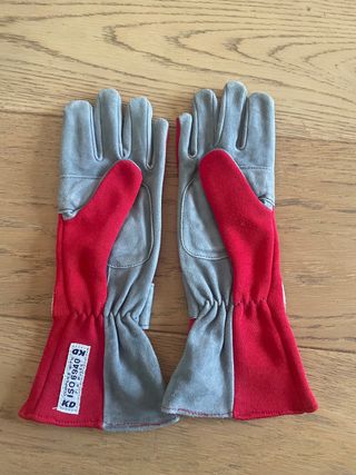 Guantes Kingdragon Talla 8 Racing Rojos