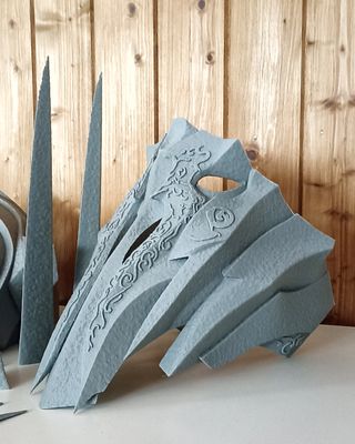 Casco Sauron LOTR Kit Monta y Pinta