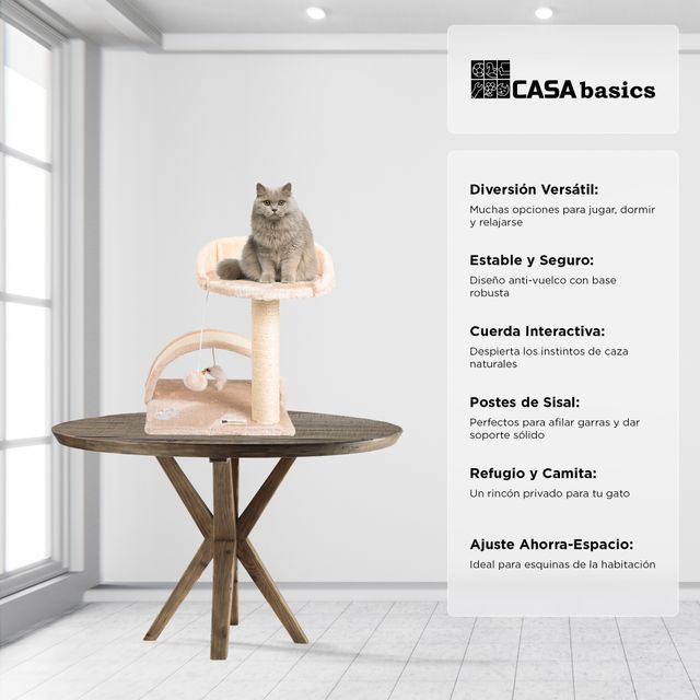 Albero gratta per gatti MININO beige