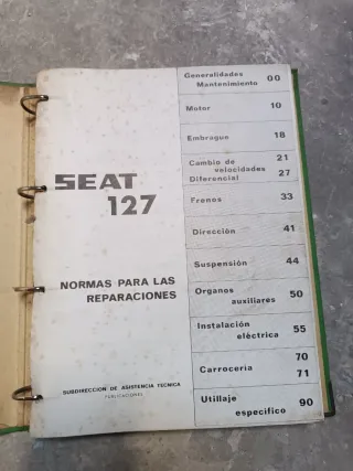 Manual original de taller SEAT 127