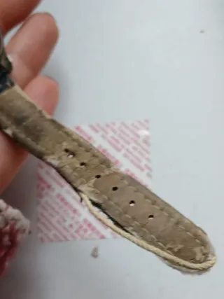 Orologio Bulova Vintage Pelle Nera Oro