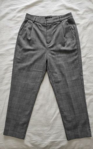 Pantalón de cuadros Stradivarius