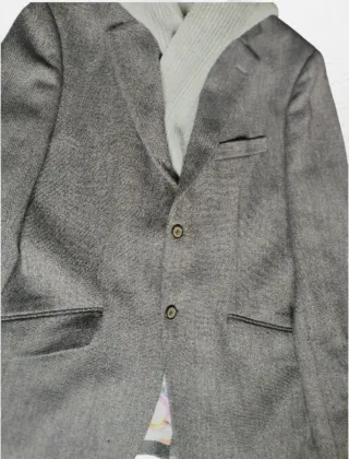 Americana Desigual Marrón con Capucha Desmontable