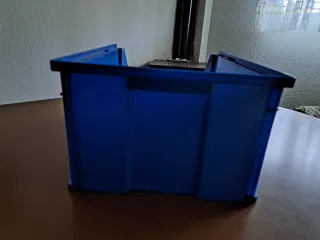 Gavetas de almacenamiento azul