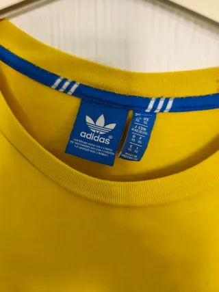 Camiseta Adidas Hombre Talla L Amarilla