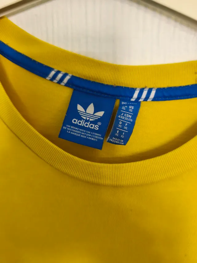 Camiseta Adidas Hombre Talla L Amarilla