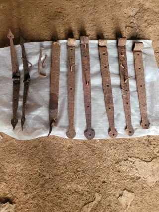 Bisagras antiguas hierro forjado