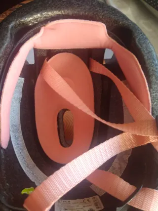 Casco niña Btwin rosa