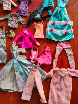 Lote Ropa Barbie Vintage
