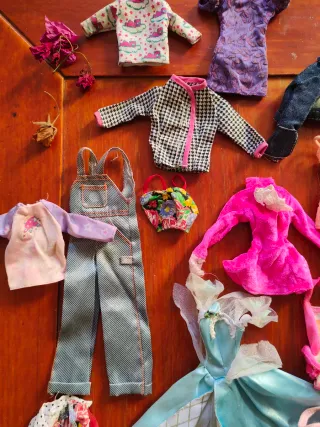 Lote Ropa Barbie Vintage