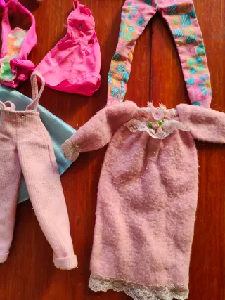 Lote Ropa Barbie Vintage