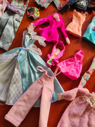 Lote Ropa Barbie Vintage