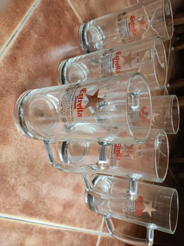 6 Bicchieri da Birra 0,5L in Cristallo