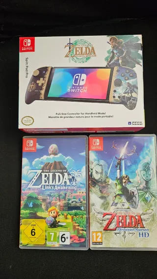 Pack Zelda Nintendo Switch: Mando y Juegos