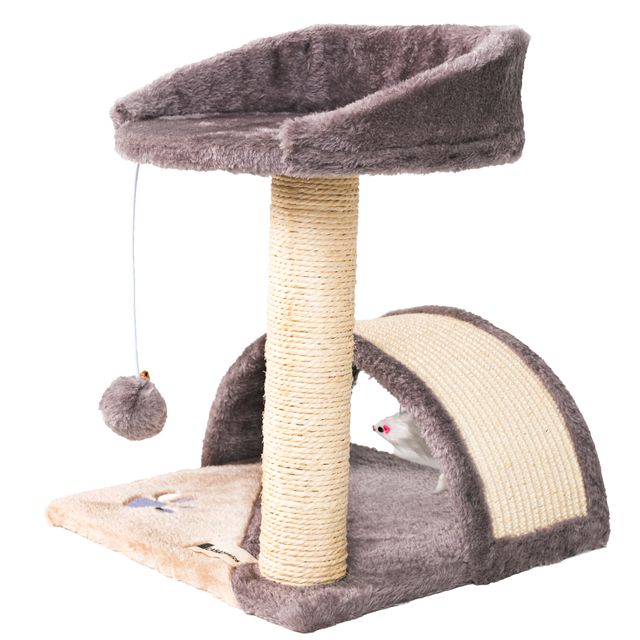 Albero Gratta Gatti MININO Beige/Grigio