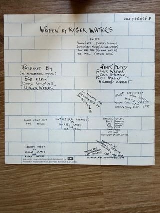 Pink Floyd The Wall 1985 2 CD's 1985 Japan RARE NM