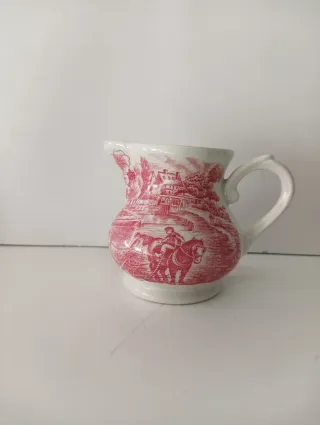 JARRA DE LECHE BROADHURST ROJO Y BLANCO