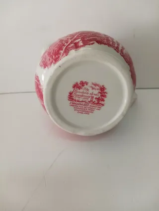 JARRA DE LECHE BROADHURST ROJO Y BLANCO