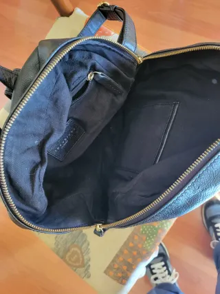 Zaino The Bridge nero in pelle