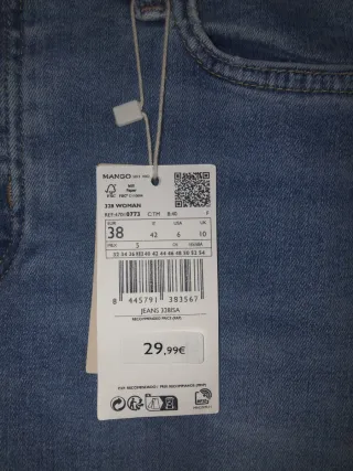 Pantalón vaquero azul