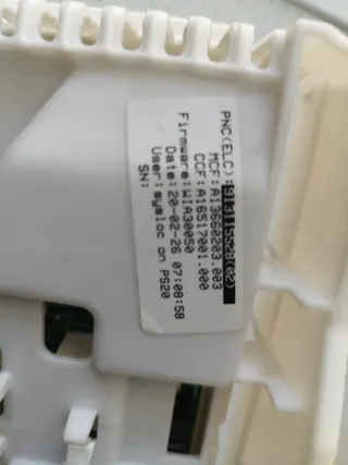 Placa Electrónica Lavadora Carga Superior Zanussi