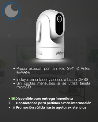 Cámara Dahua Vigilancia Blanca