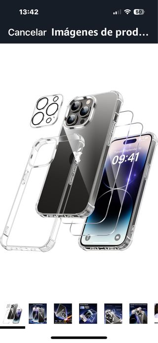 Custodia Trasparente iPhone 14 Pro Max