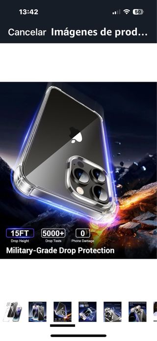 Custodia Trasparente iPhone 14 Pro Max