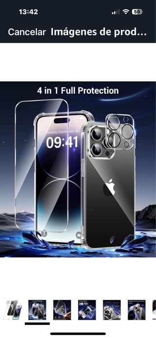 Custodia Trasparente iPhone 14 Pro Max