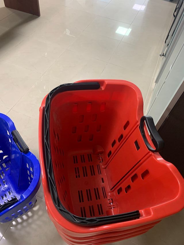 Cestas de compra apiláveis (2 unidades)