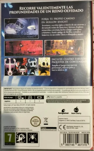 Hollow Knight Nintendo Switch