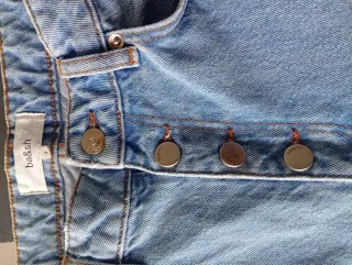 Pantalón recto ba&sh azul