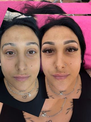 Por Diciembre Extensión de pestañas y diseño cejas