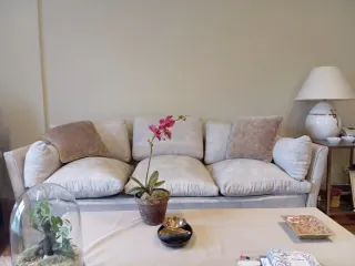 Sofá 3 plazas Abdon y Lucas beige