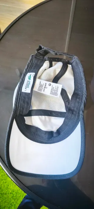 Gorra Lacoste Blanca y Azul