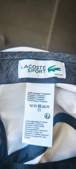 Gorra Lacoste Blanca y Azul