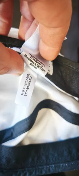 Gorra Lacoste Blanca y Azul