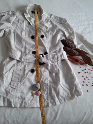 Gabardina Mango Beige Talla L