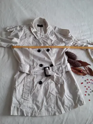 Gabardina Mango Beige Talla L