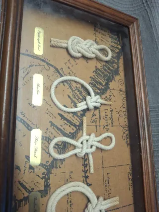 Cuadro decorativo nudos marineros