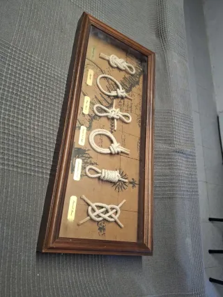Cuadro decorativo nudos marineros