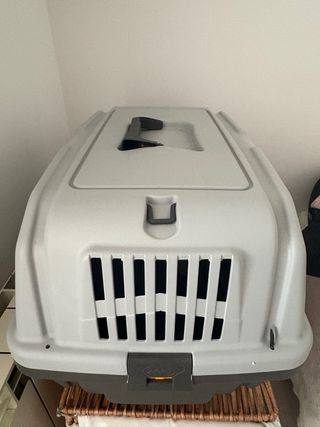 Transportín Perro Gris y Marrón