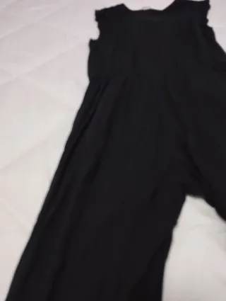 Macacão preto com lantejoulas menina 10 anos