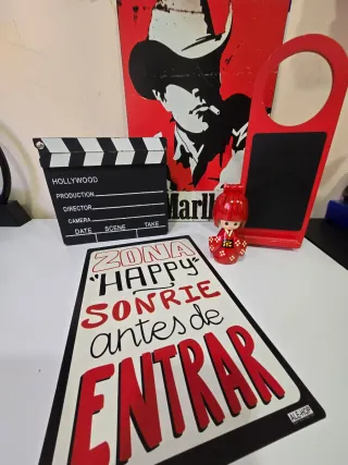 Set di decorazioni vintage per il cinema